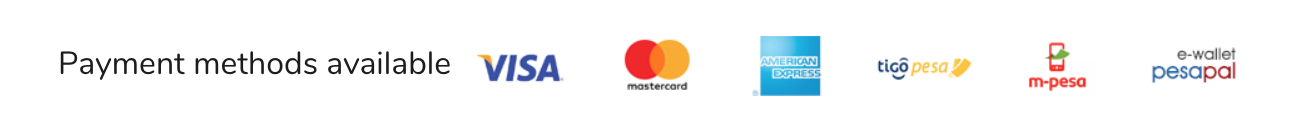 Accepted payment methods